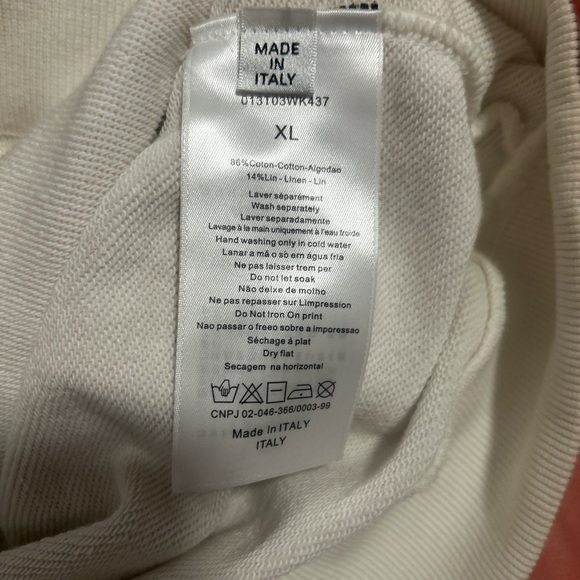 Dior Yellow and White Hoodie - Picture 4 of 4